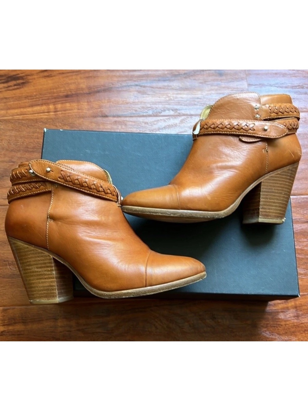 Rag & Bone Light Brown / Tan Leather Harrow Boot 38.5